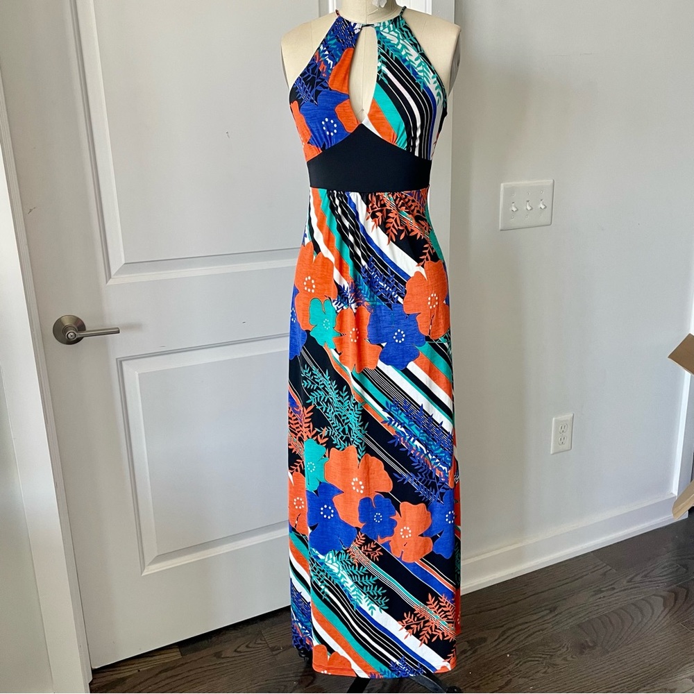 Come Como Tropical Maxi Dress